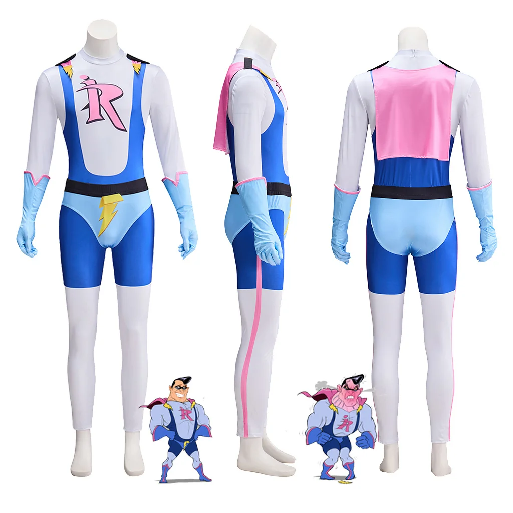 

Аниме косплей мужской костюм углового Риджа комбинезон с шортами перчатки полный комплект Хэллоуин костюм супергероя Fany