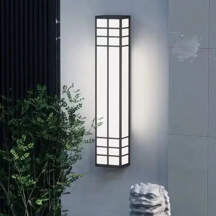 

Outdoor waterproof garden light New Chinese outdoor villa corridor gate pillar courtyard wall light