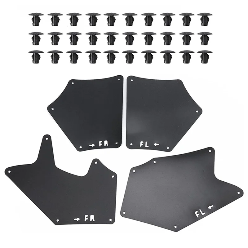 Classic-Car Engine Splash Guards Splash Shield Seals For Toyota Sequoia 07-21 Car Mudguards Front Fender Liner Mud Flaps