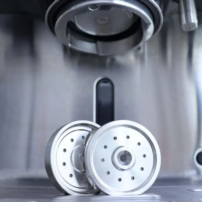 JUSTINLAU Coffee Machine Group Head Shower Screen for Breville BES990/900/980/920 Stainless Steel Coffee Brewing Head Holder