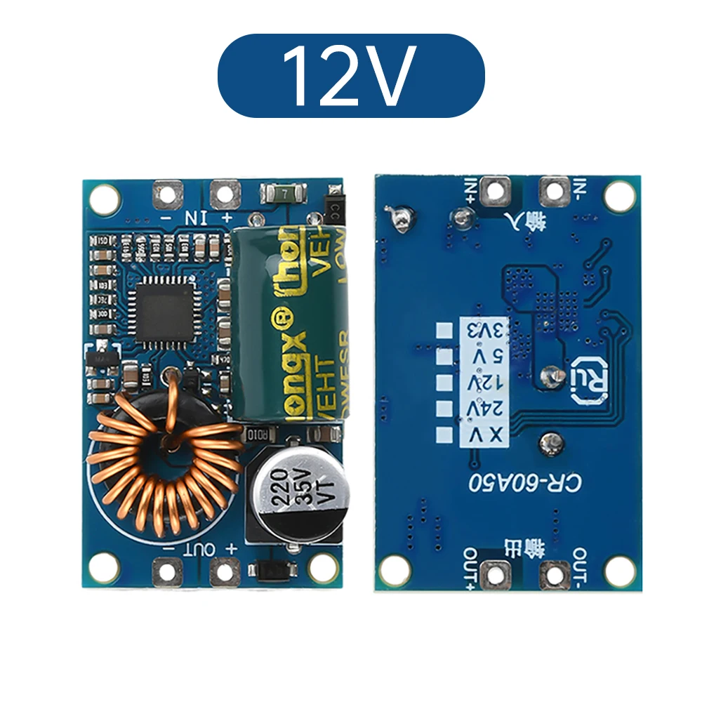 DC 12~60V To DC5/12V Buck Power Module Constant Voltage/Current Voltage Regulator Power Supply Board Fast Charging Module