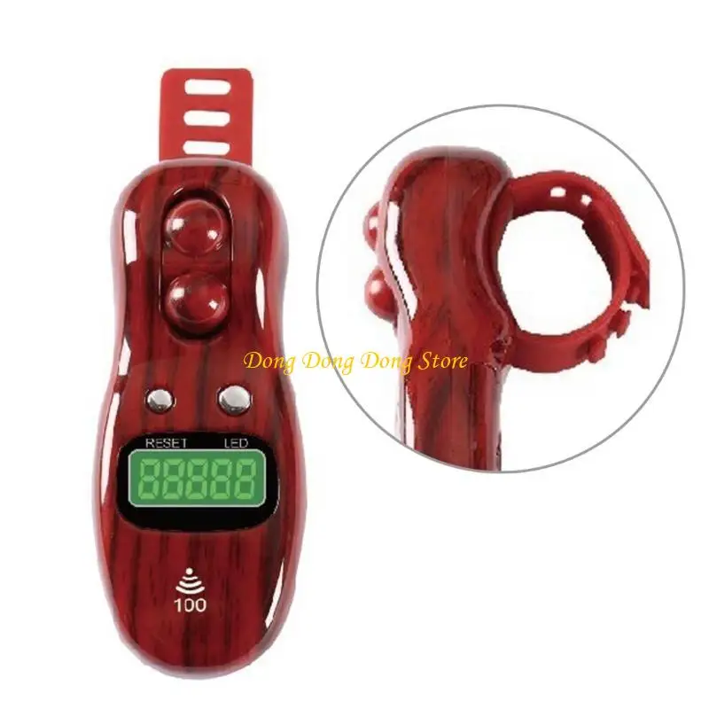 Electronic Tally Counter with LED Display Screen & Beep Sound Church Prayer Digital Tasbih Beaded Finger Tool 3003s