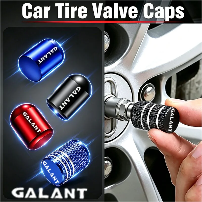 4PCS Metal Car Wheel Rim Anti-dust Air Valve Caps for Mitsubishi Galant ASX Colt Competition Eclipse Cross L200 LANCER Outlander