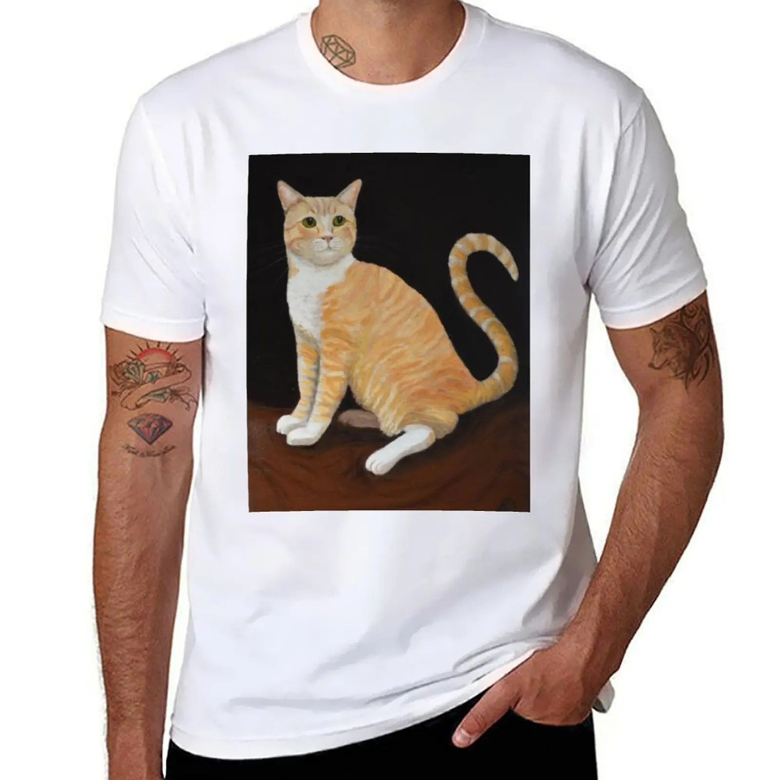 

Max the Library Cat of Macalester College T-Shirt t shirts for man slim fit t shirts for man cotton soft T-Shirt