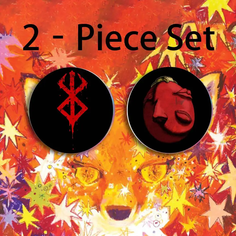 B-berserk-K Badges 25 32 44 58 75 mm Round Customizable Wholesale Fan goods Self-made fan freebies