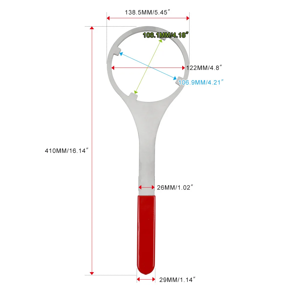 Heavy Metal Water Filter Housing Wrench