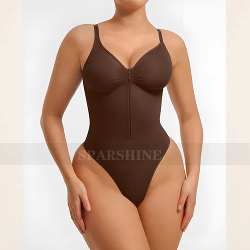 Imagen 1 del producto Ropa interior adelgazante con Control de barriga para mujer, Faja ligeramente comprimida, trajes de baño ajustados, ropa moldeadora triangular colorida Sexy