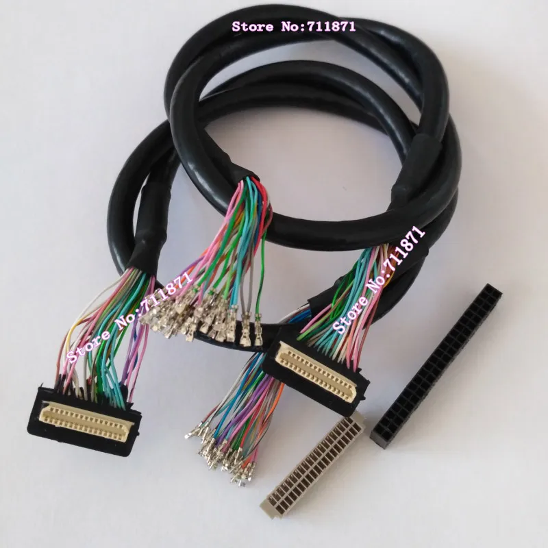 DF9 31S to 2.0 1.25 2.0 Pitch to 31P 31 Pin DF9 DIY Custom Screen Line Cable DF9-31S-1V DF13-40DS-1.25C DIY Screen Cable Line