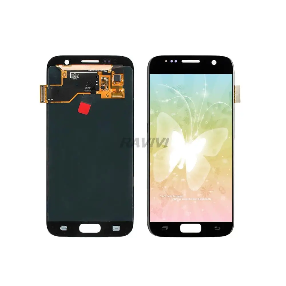 S7 AMOLED For SAMSUNG GALAXY S7 G930 LCD Display Touch Screen Tested Digitizer Assembly G930A G930F