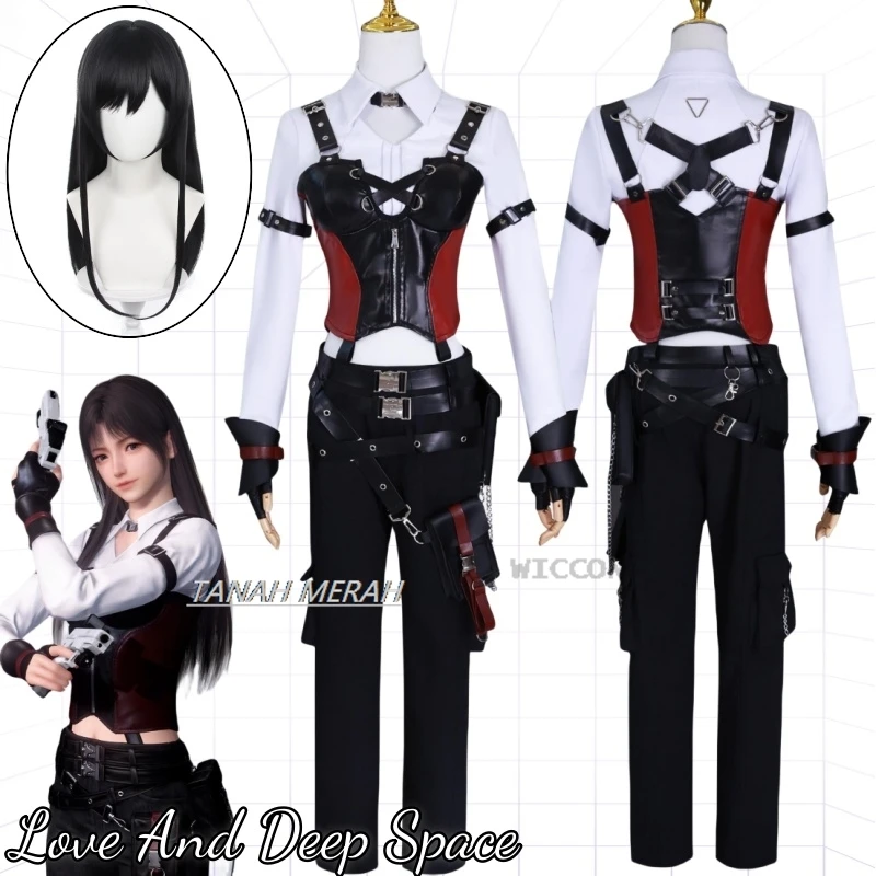 

Anime Game Love And Deep Space Cosplay Costume Clothes Wig Uniform Cosplay Performance Dress Huntsman Halloween Party Woman