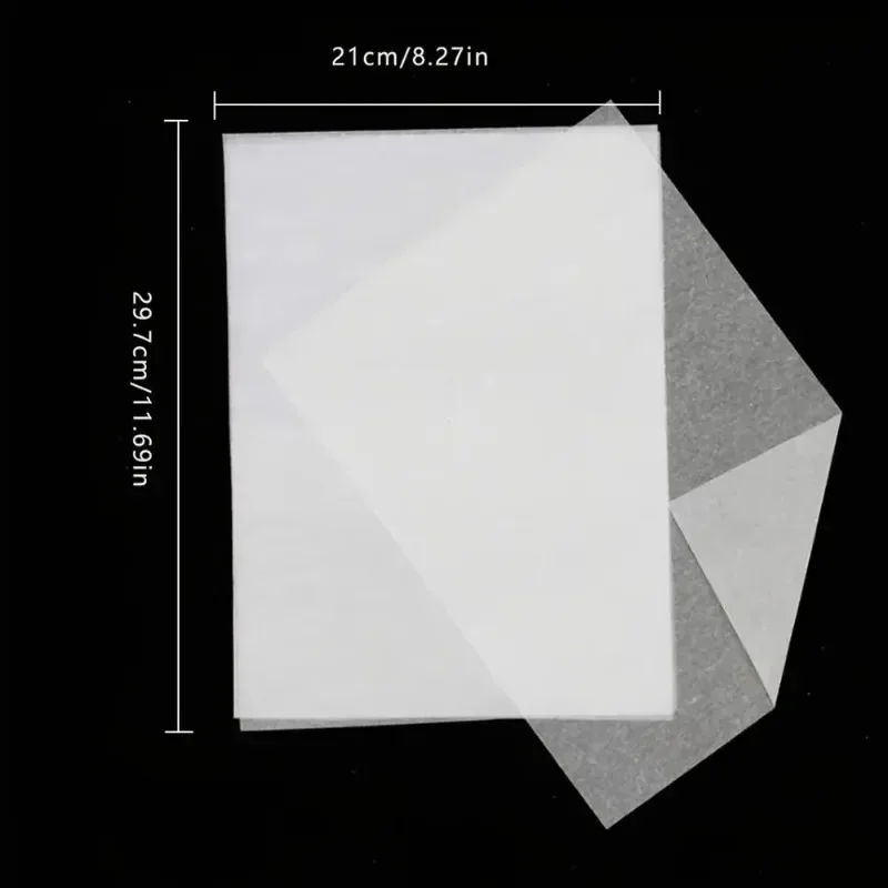 A4 Tracing Paper 100 Sheets Transparent Copy Paper For Hard Pen Calligraphy Practice Handwriting Learning Art Sketch Stationery