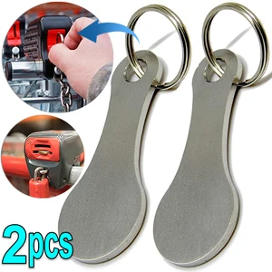 Tokens de carrinho de compras de metal multiuso, chaveiro portátil, chaveiro decorativo, carrinho ao ar livre, casa, 1 pc, 2pcs 10 principais vendas sininho chaveiro - №5