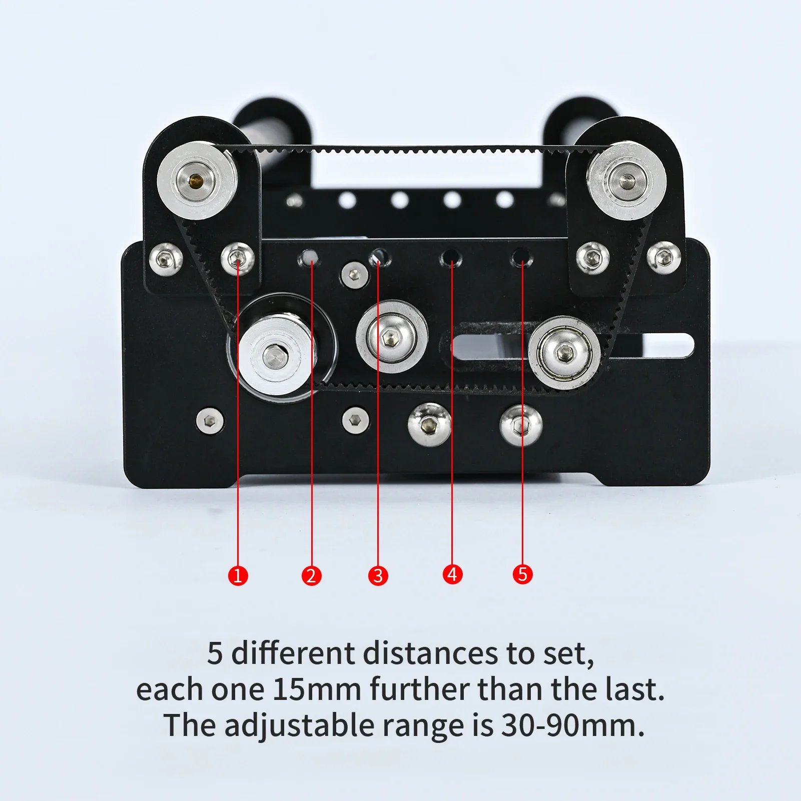 Laser Engraving Rotary Roller for Cylindrical Objects with 360° Rotating 5 Angle Adjustments Engraving Diameter 18-120mm