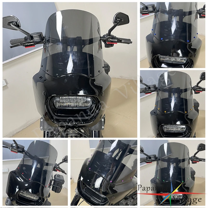 6 Stuks Aluminium Motorfiets T25 Krijger Kuip Windshedld Bouten Kit Voor Harley Fat Bob 114 Breakout Fxd Fxdc Fxdb Fxdwg Fxs Fxsb