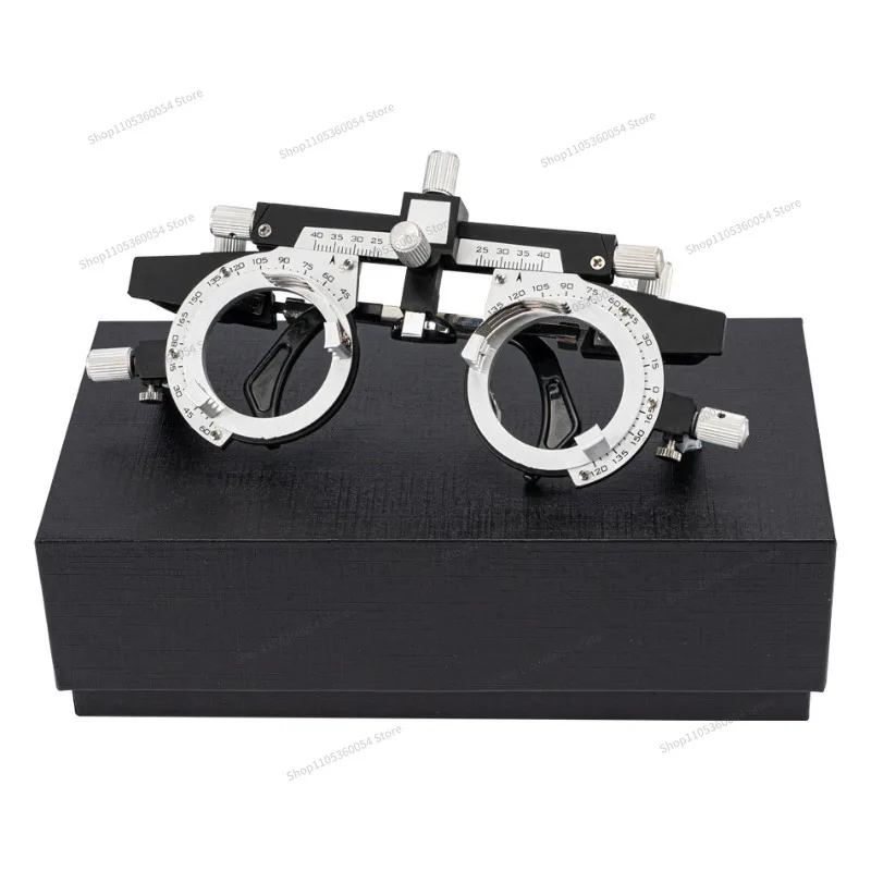 For Optical Test Frame Optometry Try-on Frame Adjustable Pupil Distance and Pupil Height Insertion Optometry Temple Adjustable