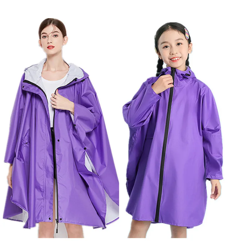 

90-160CM Children's Raincoats Waterproof Women's Rain Coat Poncho Jacket Hiking Rainwear Chubasqueros