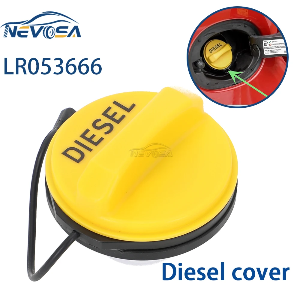 Diesel Cover Fuel Tank Filler Cap Cover For Land Rover LR3 LR4 Discovery 3 4 5 Range Rover Evoque Range Rover Jaguar XF LR053666