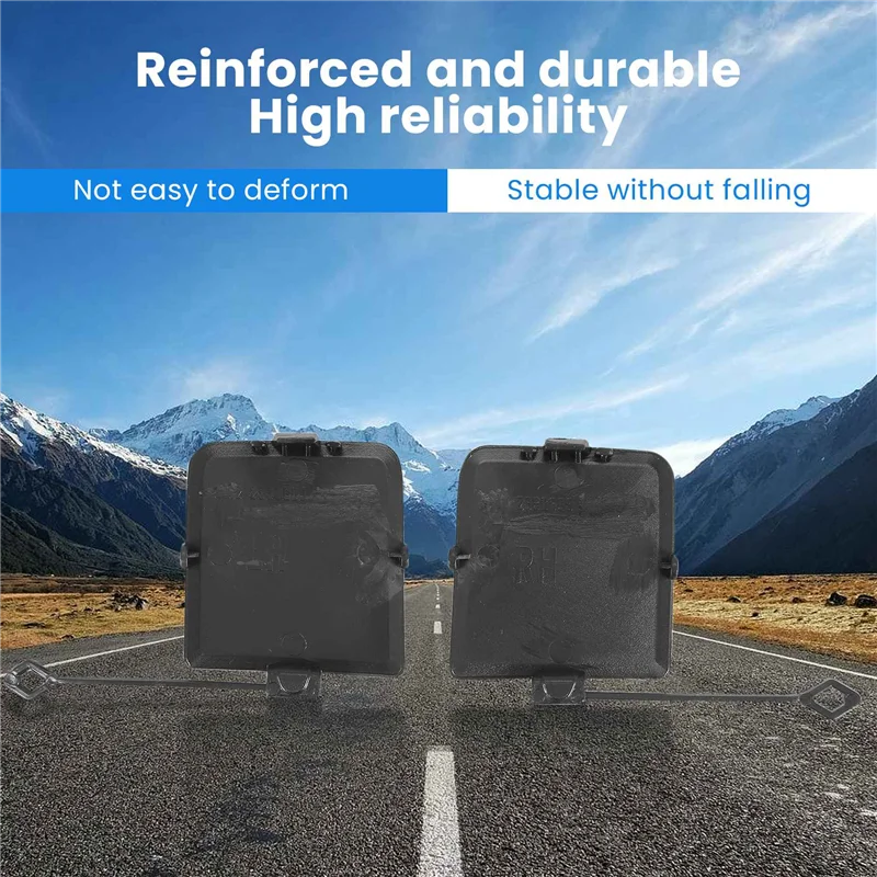 

1 Pair Rear Bumper Towing Tow HOOK Eye Cover Cap 51122990609 51122990610 For BMW X1 E84 2009-2016-ABQF