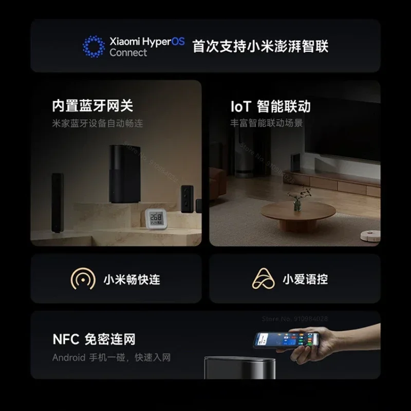 Xiaomi Router BE3600 Pro WiFi 7 Dual-Band Qualcomm quad-core Gaming Acceleration 3570Mbps Dual WAN LAN Mesh Network Repeater