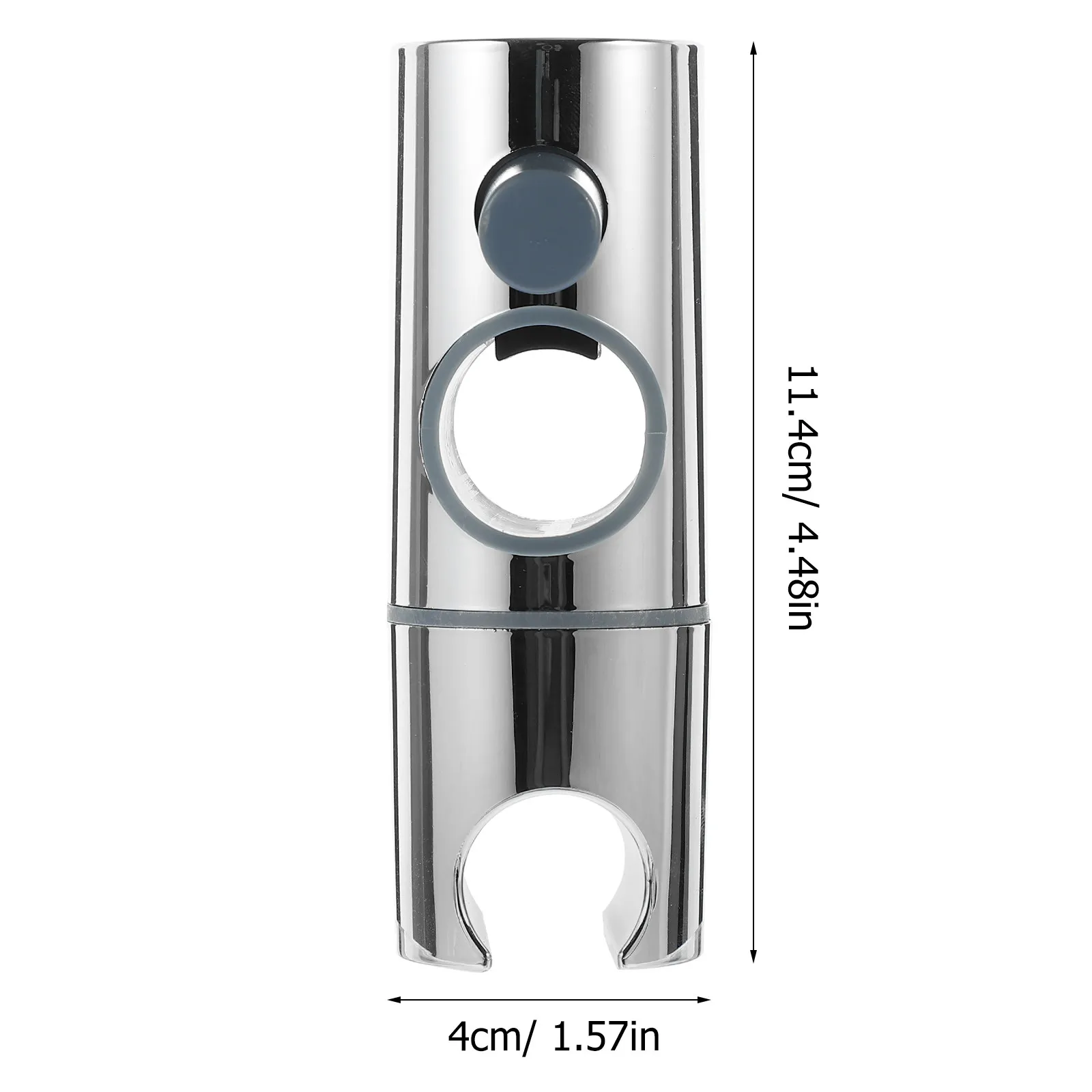 Adjustable Shower Bracket Holder Polished Finish Fits Slide Bar 25Mm Diameter Handheld Sprayer Holder for Bathroom