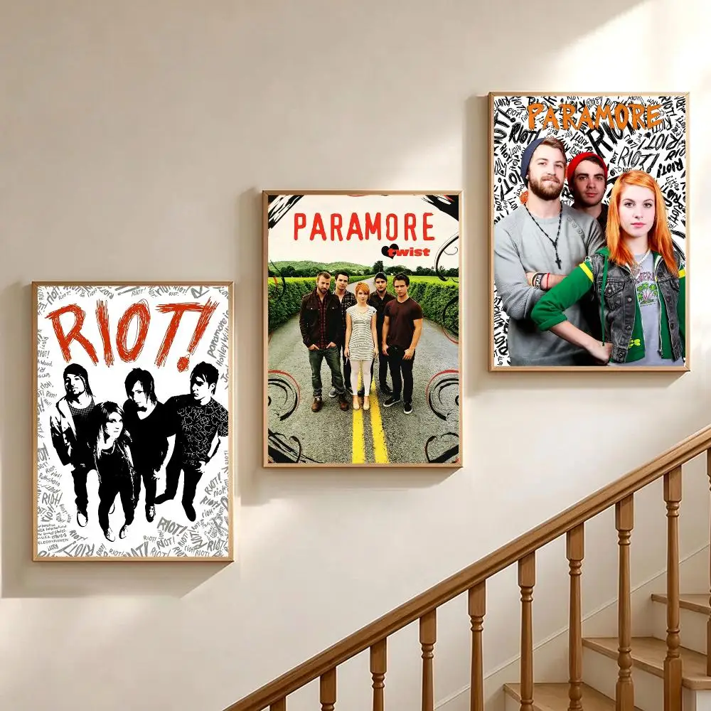 Band Paramore Poster Poster HD Printing Soothing And Cream Style Home Decor For The Living Room Cafes Gift