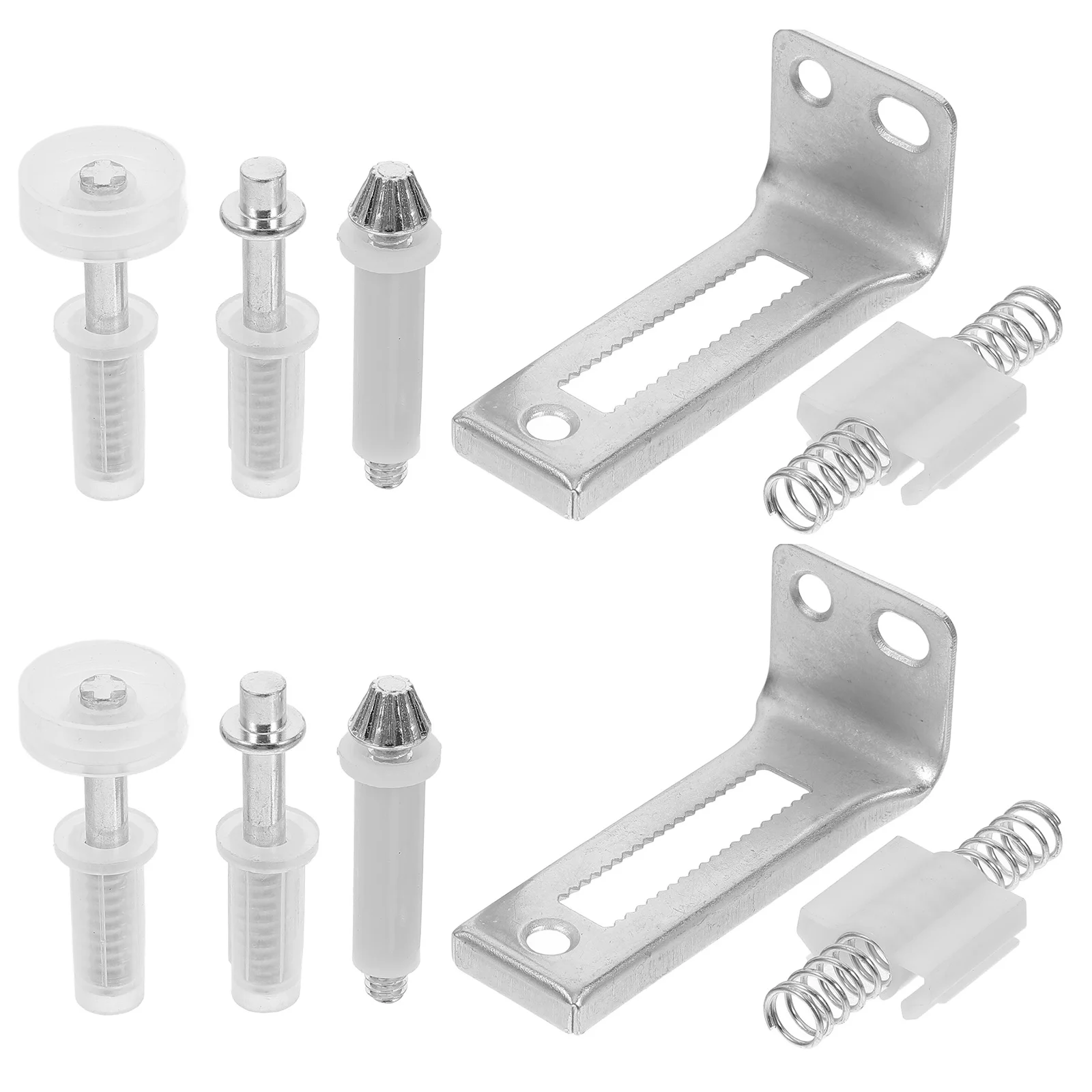 1 مجموعة 1 مجموعة Bifold طقم أدوات الباب خزانة من الفولاذ المقاوم للصدأ محاور الأكورديون مفصلات علوية لانزلاق أجزاء الأبواب القابلة للطي