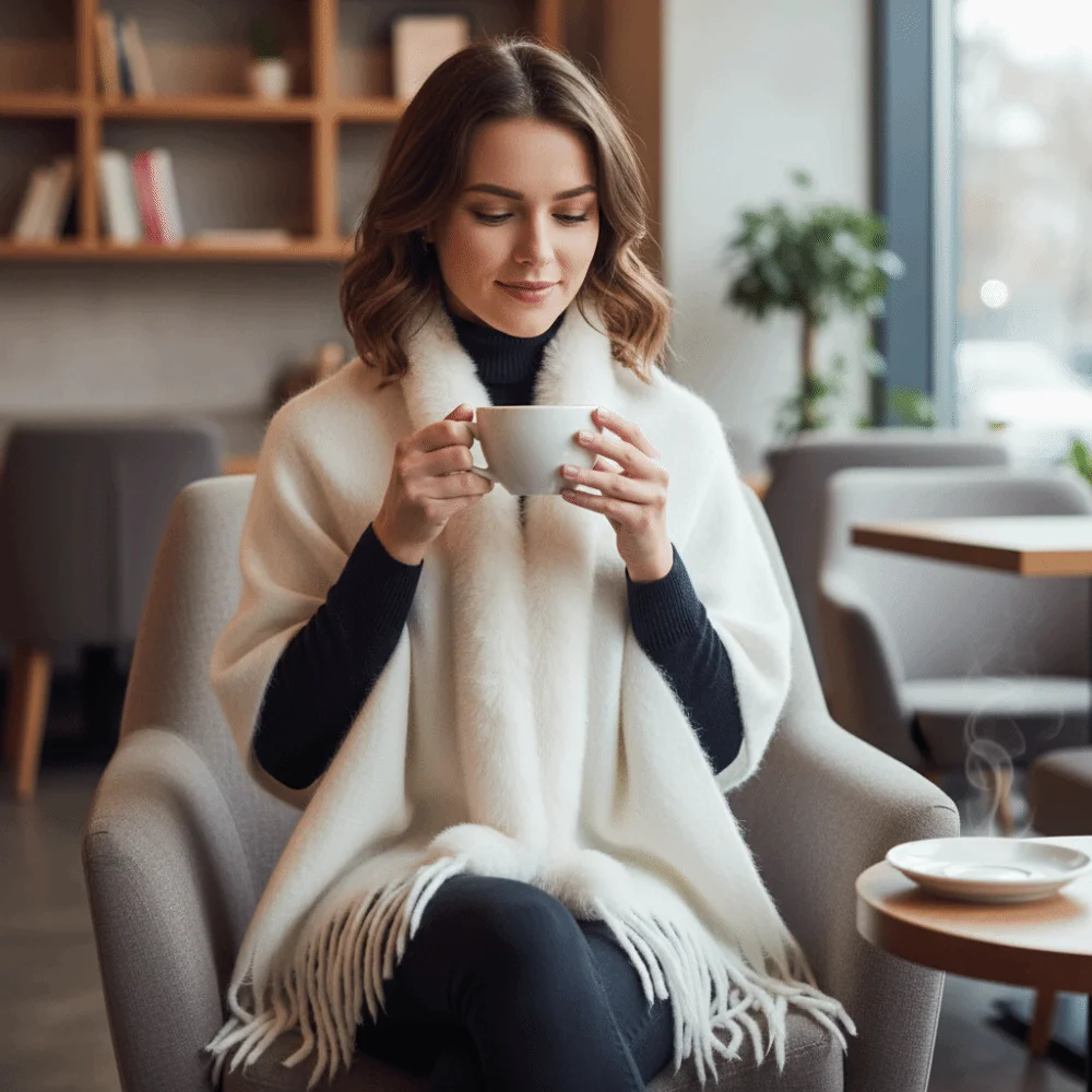 

Модный роскошный плащ, шаль, теплое пальто, имитация шерсти, кашемировая шаль, мягкий плащ, шарфы, подарок