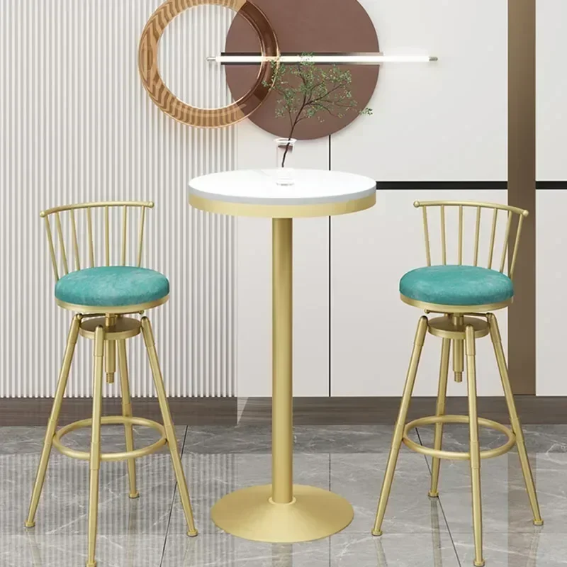 

Кухонные современные барные стулья, роскошные вращающиеся европейские барные стулья для ресторана, регулируемые итальянские