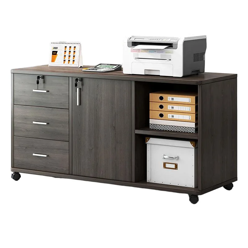 

Office multi-layer storage drawer type with lock storage