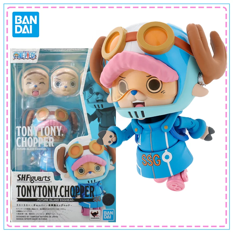 

Bandai S.H.Figuarts One Piece Tony Tony Chopper Future Island Egghead Anime Action Figure Genuine SHF Joints Movable Model Toys