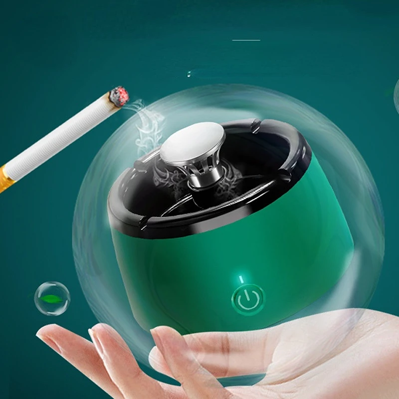 Intelligent Ashtray Air Purifier Negative Ion Household Purifying Second-hand Smoke 360° Surround Removing Odors Indoor Portable