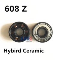 608 z Skate Bearing AXK Brand Speed-11 Hybrid Ceramic White ZrO2 Ball Skateboard Bearing Skating 608Z