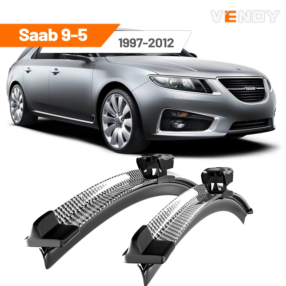 

For Saab 9-5 1997-2012 2001 2002 2003 2005 2007 2008 2009 2010 2011 2012 2pcs Front Windshield Wiper Blades Windscreen Wipers