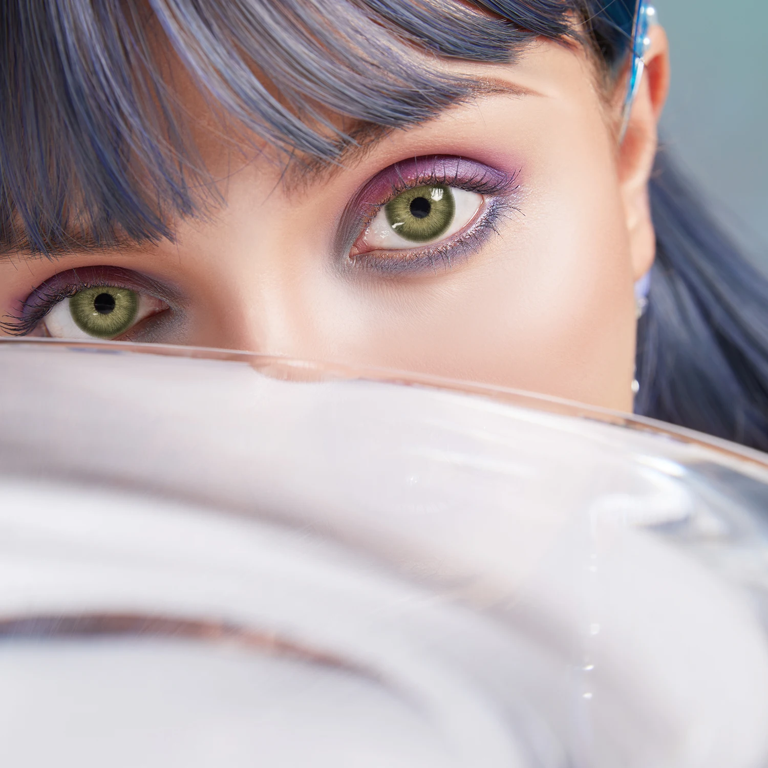 UYAAI Farbige Kontaktlinsen Siri Grün Make-up PATTAYA Grüne Linsen Beauty Pupils Kosmetische Farblinsen Colorcon Grüne Linsen – Detail 9