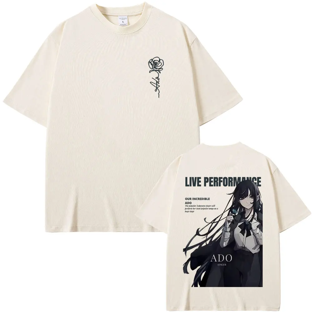 

Ado Our Incredible Live Performance T Shirts Men Women Clothing Y2k Fashion Japanese Style Streetwear Unisex Oversized T-shirts