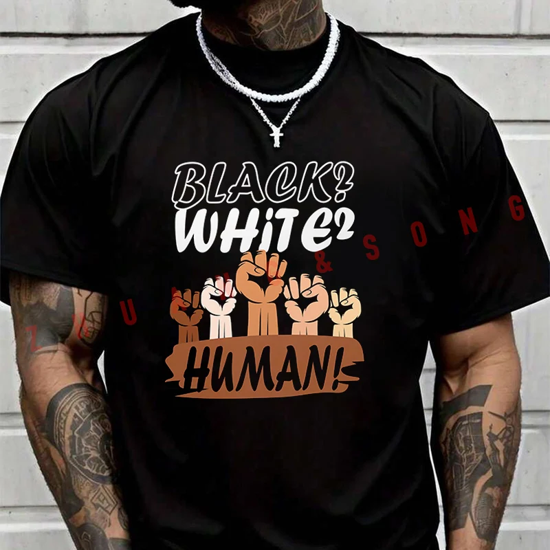 

Summer Black Lives Matter T-Shirt For Riders Men's And Women's Fashion Casual High Quality Round Neck Tshirt Tee