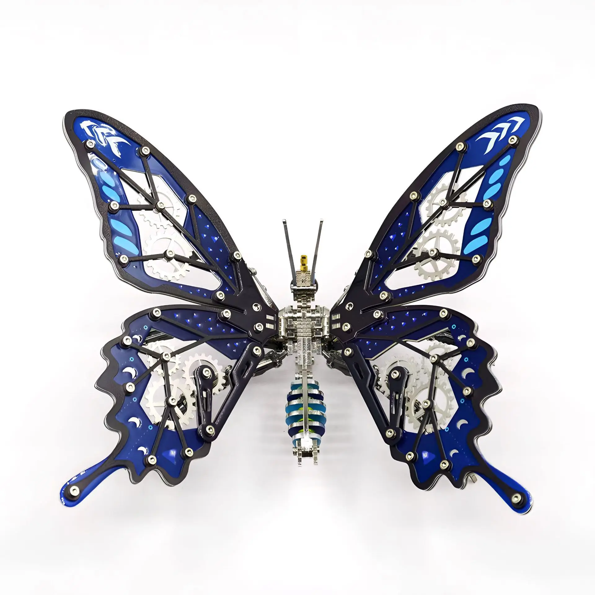

3D Simulation Mechanical Butterfly Magical Colorful Butterfly Metal Assembly Model Handcraft Decoration Toys For Children Gifts