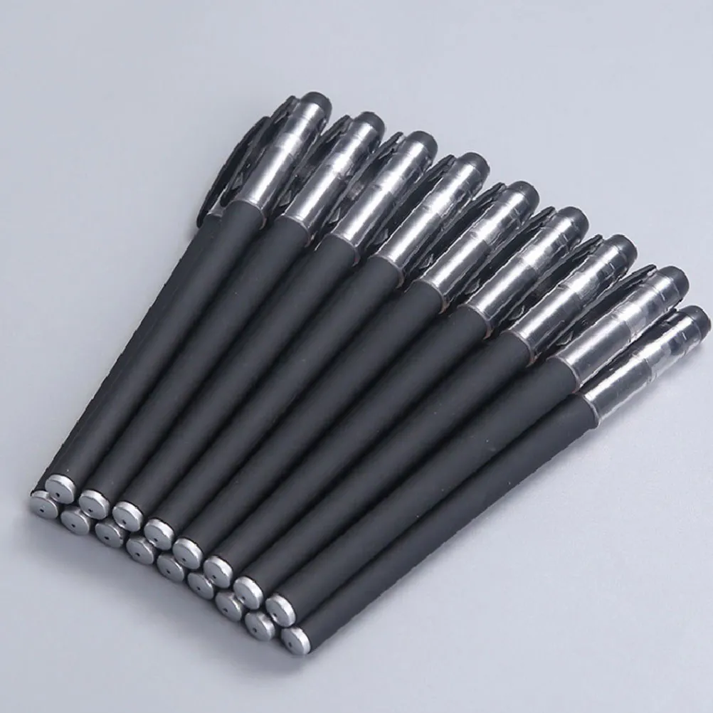 20Pcs Black Gel Pens Ergonomic Design Quick-Dry Pen for Students Teachers Artists School Office Study Drawing Sketching