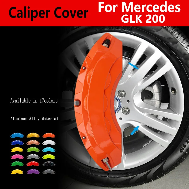 

For Mercedes GLK200 GLK 200 Car Brake Caliper Cover Aluminum