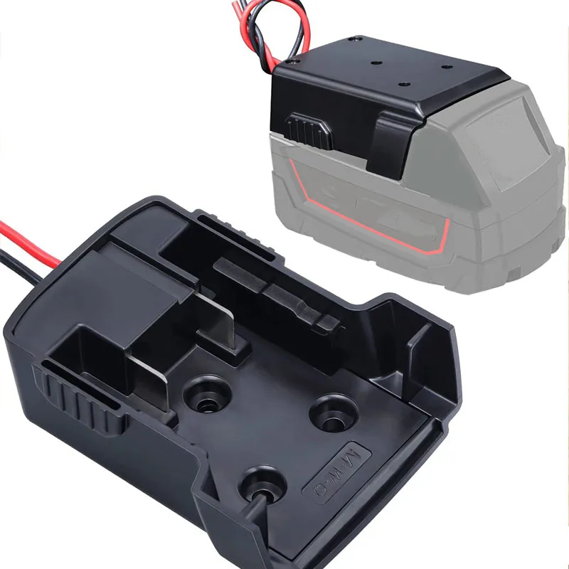 Best Price Battery Adapter for Milwaukee  XC18 18V Li-Ion Battery DIY Power Tool Battery Converter 14 Awg Wires Connector