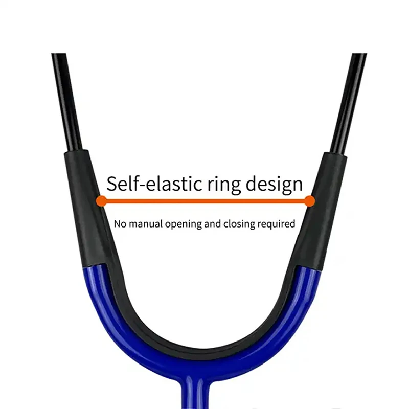 Listening Test Stethoscope Plastic Hearing Aid Listen Tube Stetoclip Stethoscope with Damper for Testing Hearing Aids Accessory