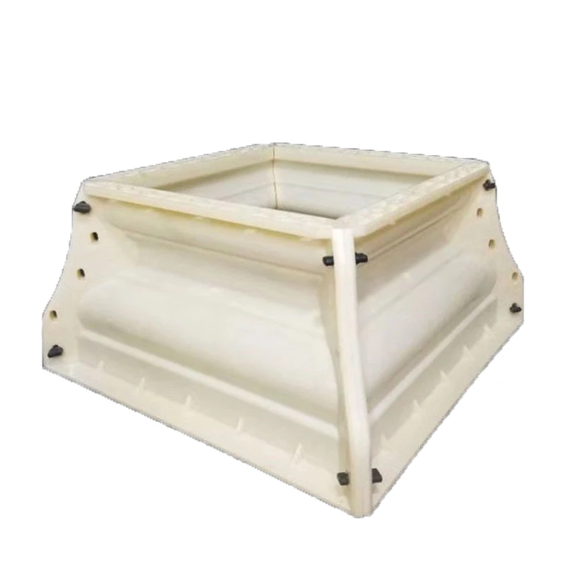 Cement Plastic Roman Column Mold Head and Foot Cylindrical Square Closure 30cm Full Set