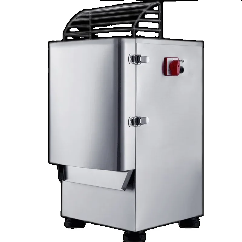 Commercial vegetable cutter: multifunctional double-head variable frequency melon and fruit slicing and shredding