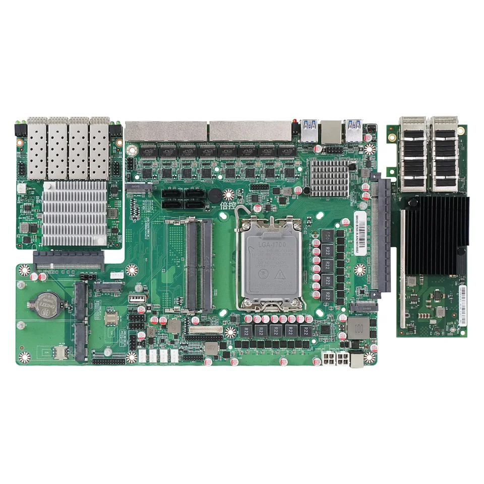 BKHD B760 Motherboard With LGA 1700 CPU 2*DDR5 SODIMM 8*Intel I226