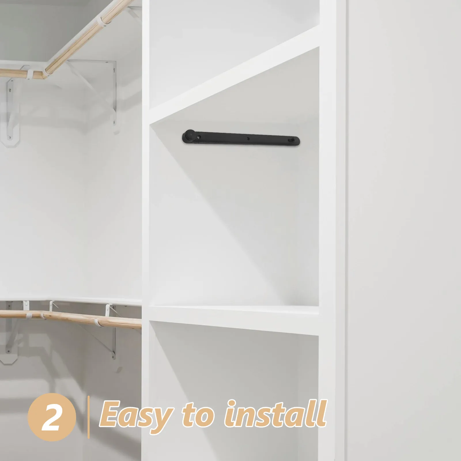 1 set 1 Set Flip-Up Door Guide Heavy Duty Drawer Slides Self Adhesive Furniture Guide Rails Punch Free Undermount Sliding Tracks