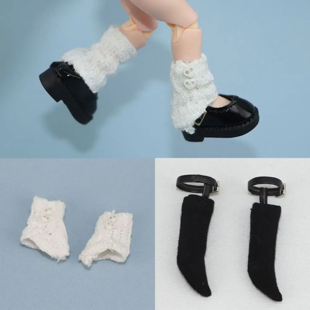 1/12 BJD Doll Clothes Socks OB11 Doll Gartero Socks 1/11 Doll  Doll Cotton Medium Length Stockings DIY Doll Clothes Accessories