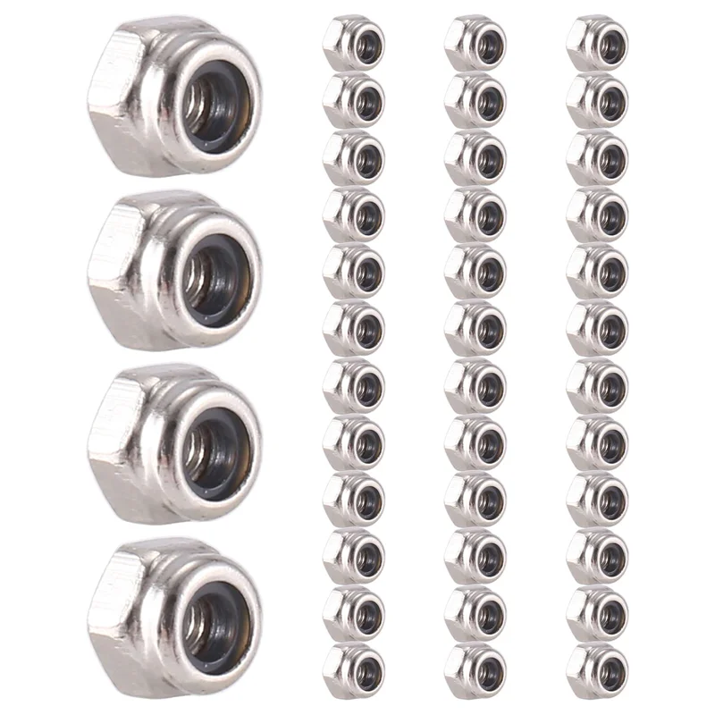 

B05C-40Pcs Metal M2.5 Screw Nut For Traxxas TRX4M 1/18 RC Crawler Car Upgrade Parts