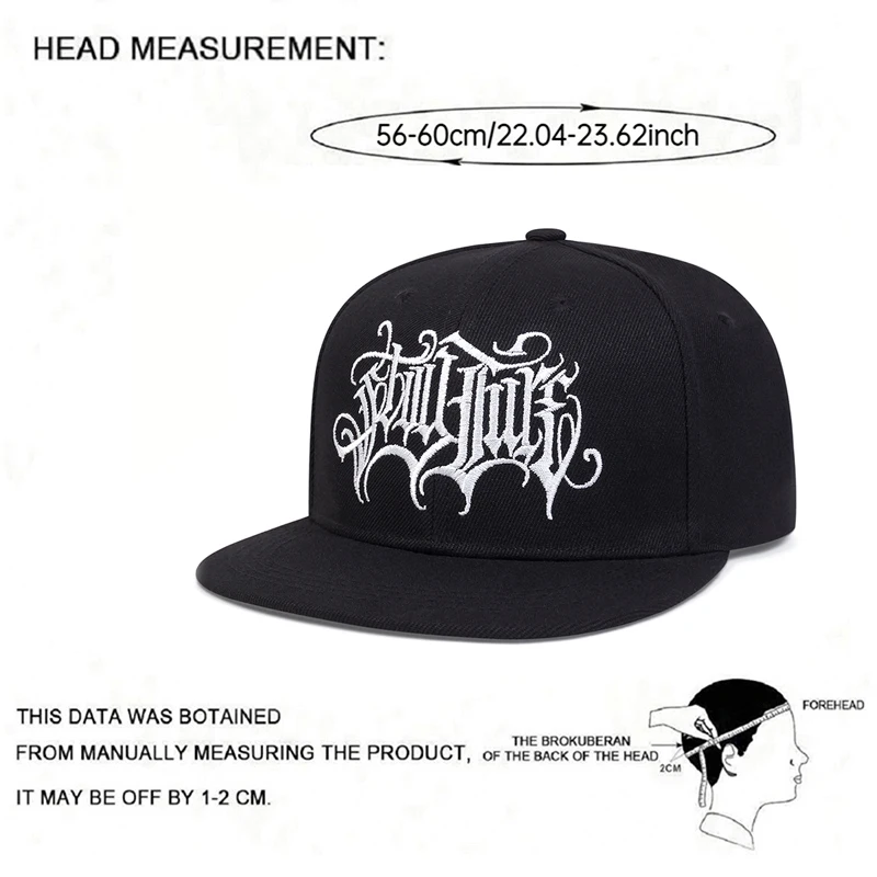 Prosta, kreatywna czapka bejsbolówka z haftem podwójnej jaskółki, modna czapka hip-hopowa na co dzień, chroniąca przed słońcem, z płaskim rondem, model 2025.