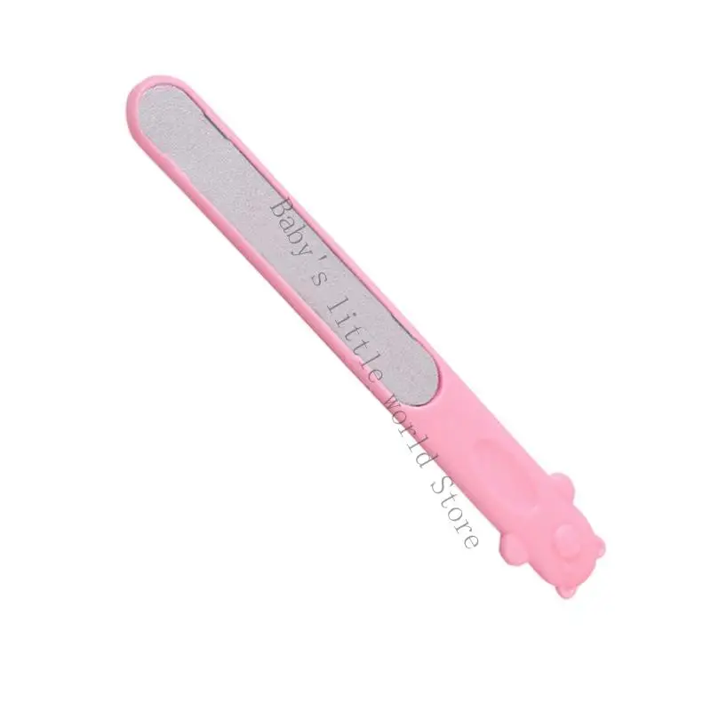 Gentle Baby Nails File con design cartone animato bordi arrotondati sicuri per unghie per neonati B2eb