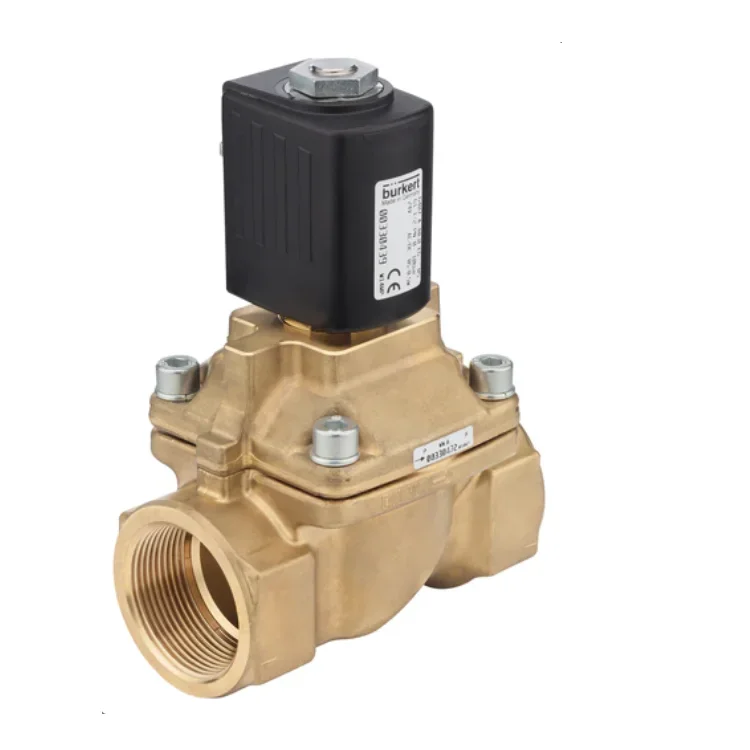 Burkert Type 6407 As Servo-assisted Piston Valve 2/2-way Suitable For  And Steam Of Solenoid Valve